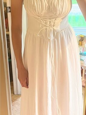 Lace Up Dress Commense NWT